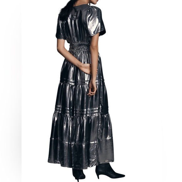 Anthropologie “Somerset Maxi Dress Metallic Edition" - Picture 2 of 3